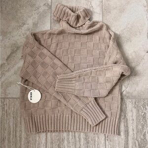 STAUD Rocket Beige Sweater